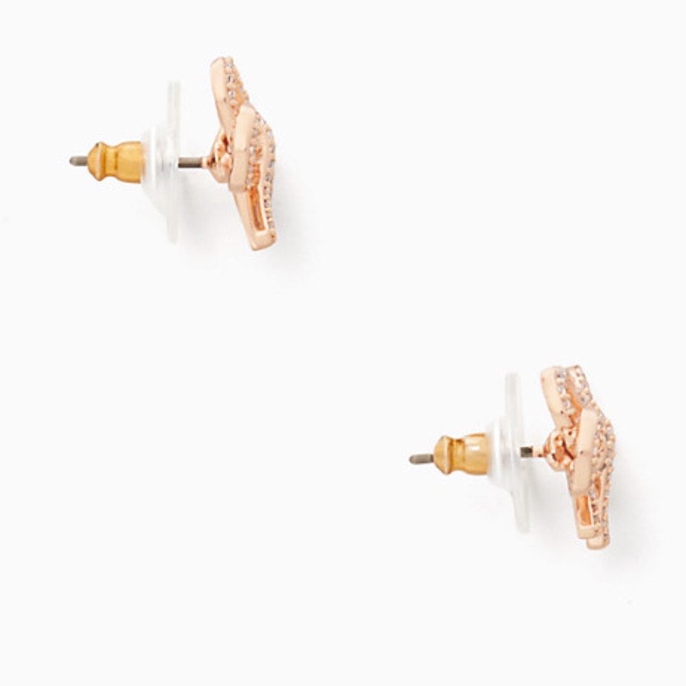 SOLD OUT! kate spade Rose Gold Pave Earrings - Picture 3 of 5